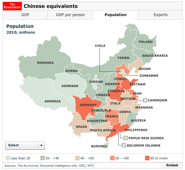 Chinese Equivalents by The Economist