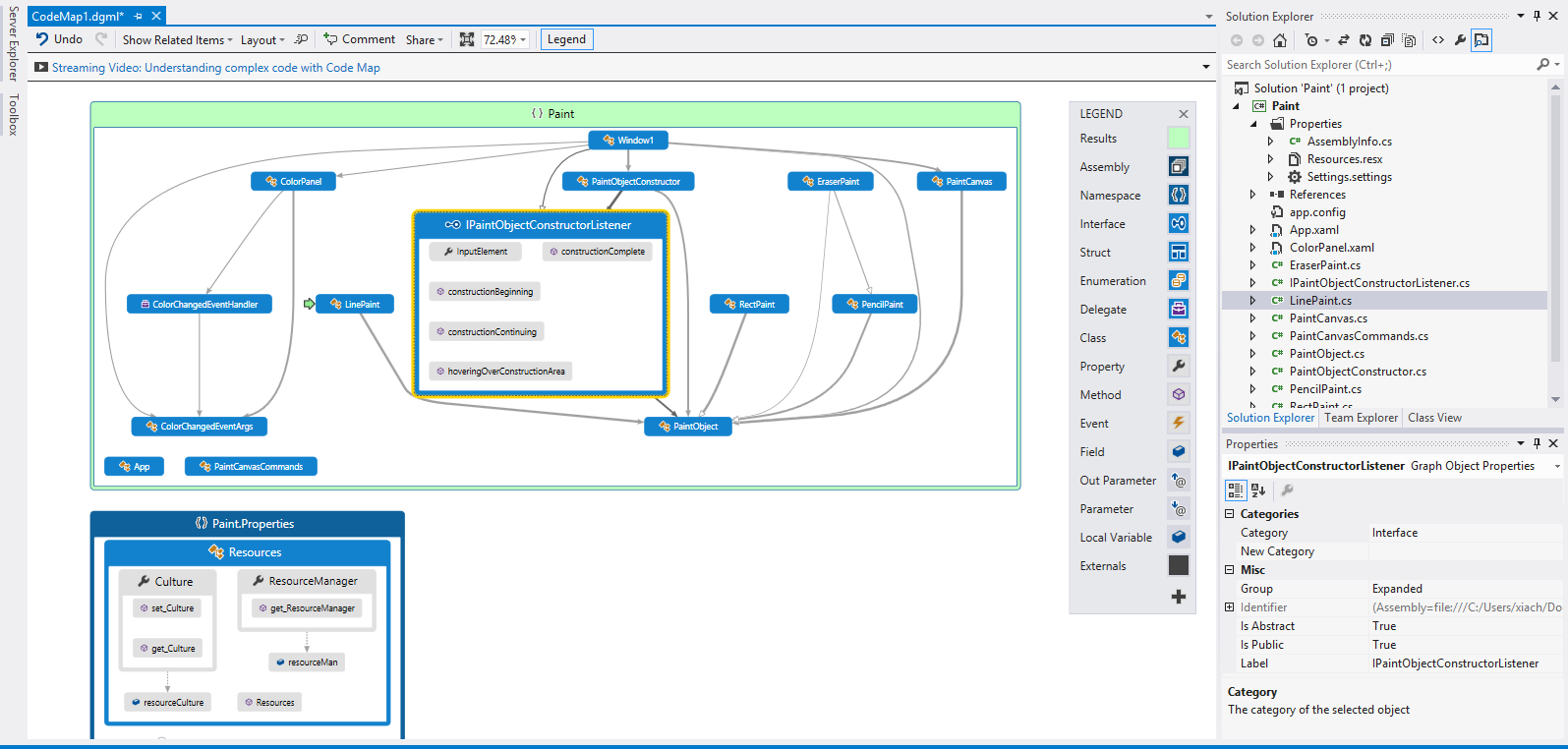 Code Map In Visual Studio 2012