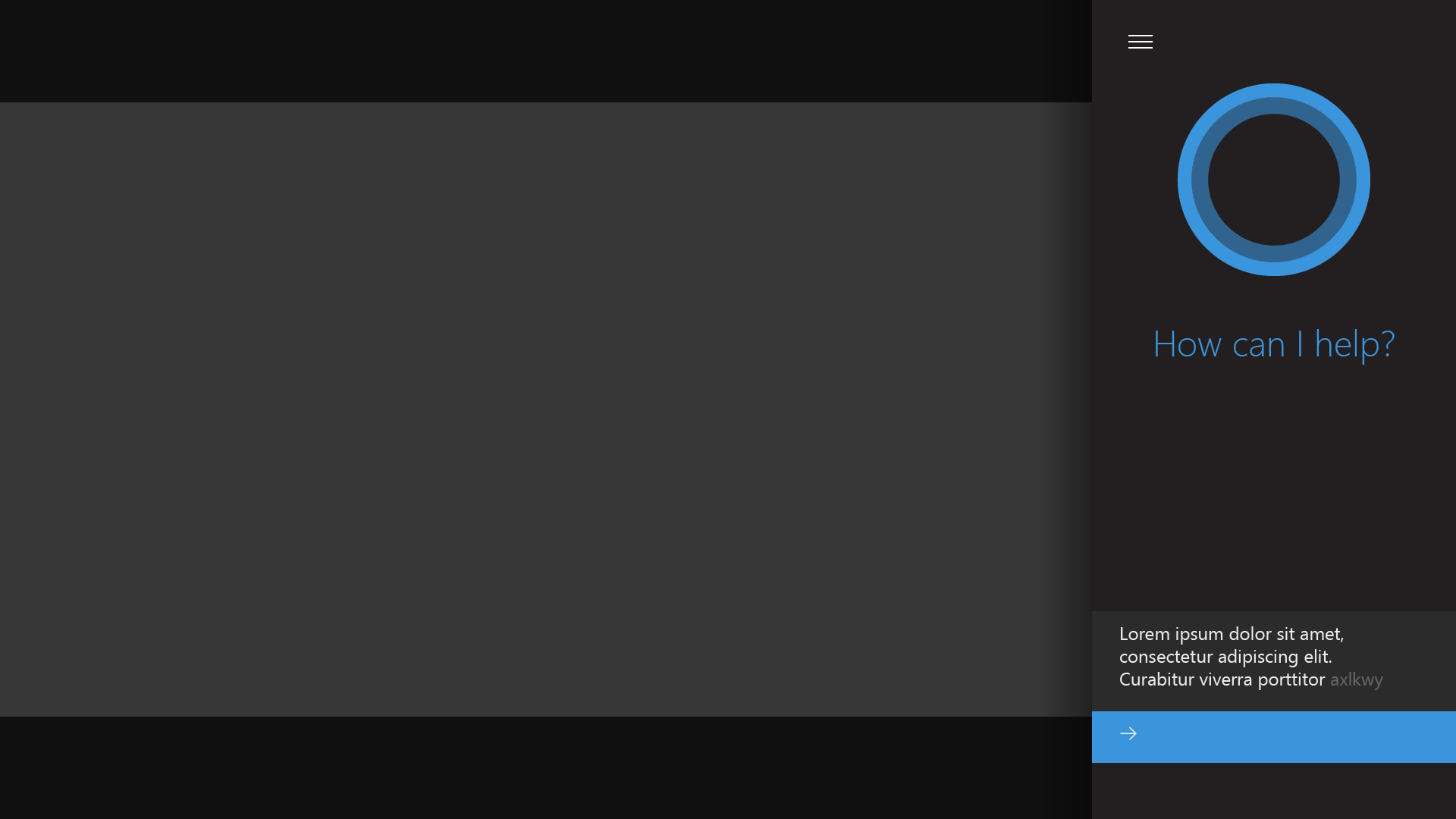 Cortana Visual Redlines