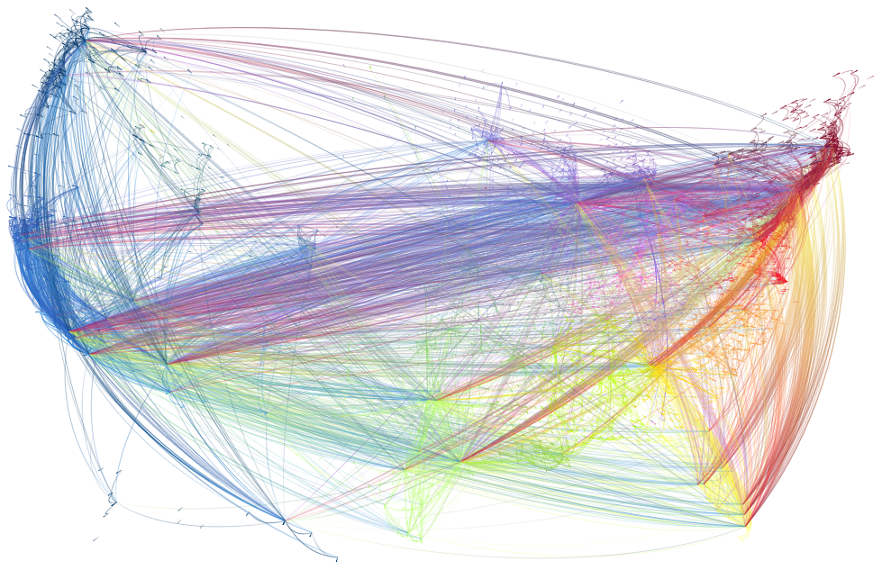 The Connected States Of America - Connectivity Map