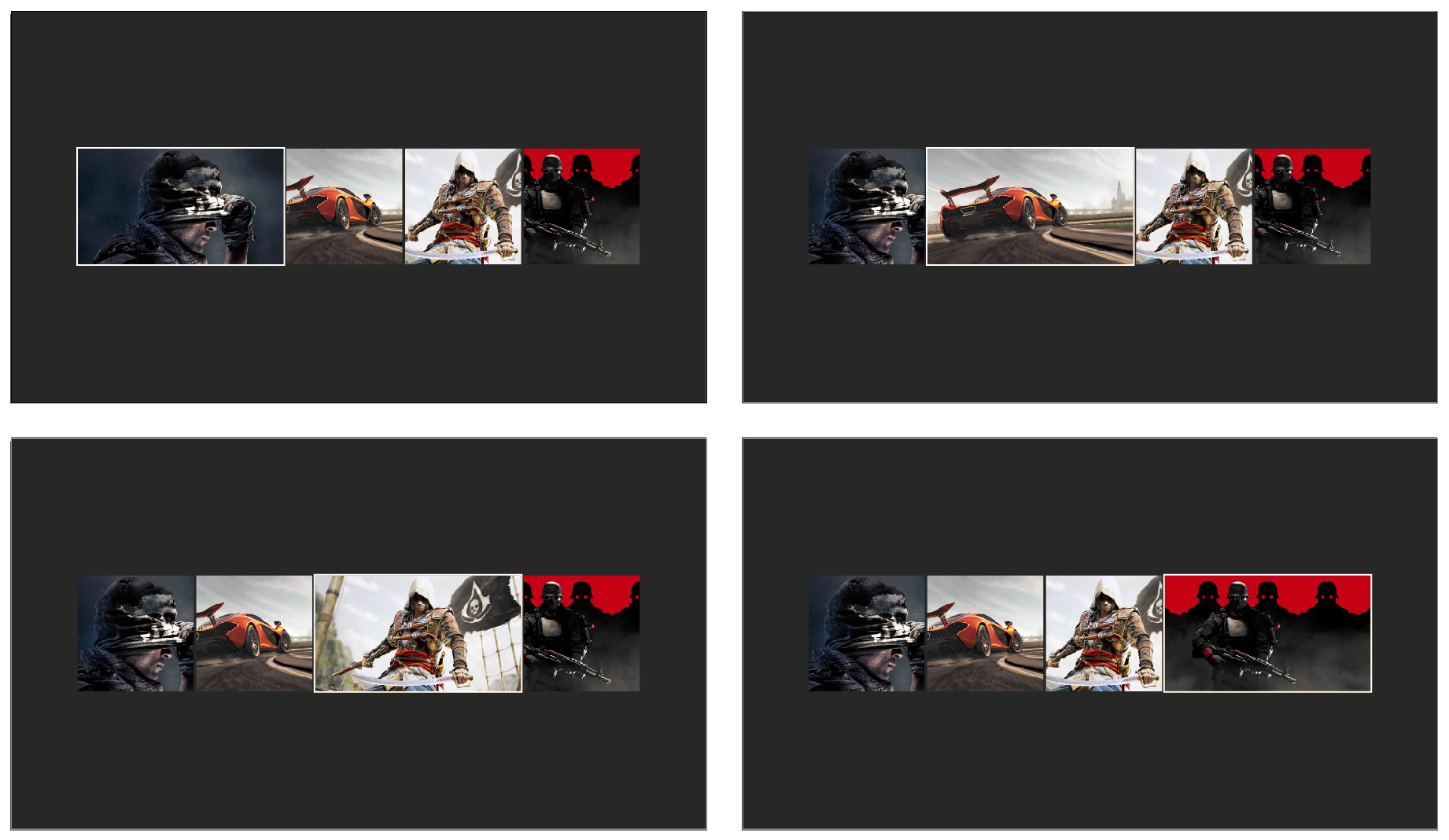 Example of state enumeration in Monograph: fish-eye list effect