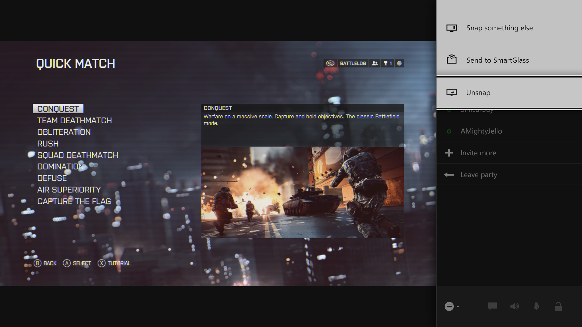 Snap Management UI - Push Up