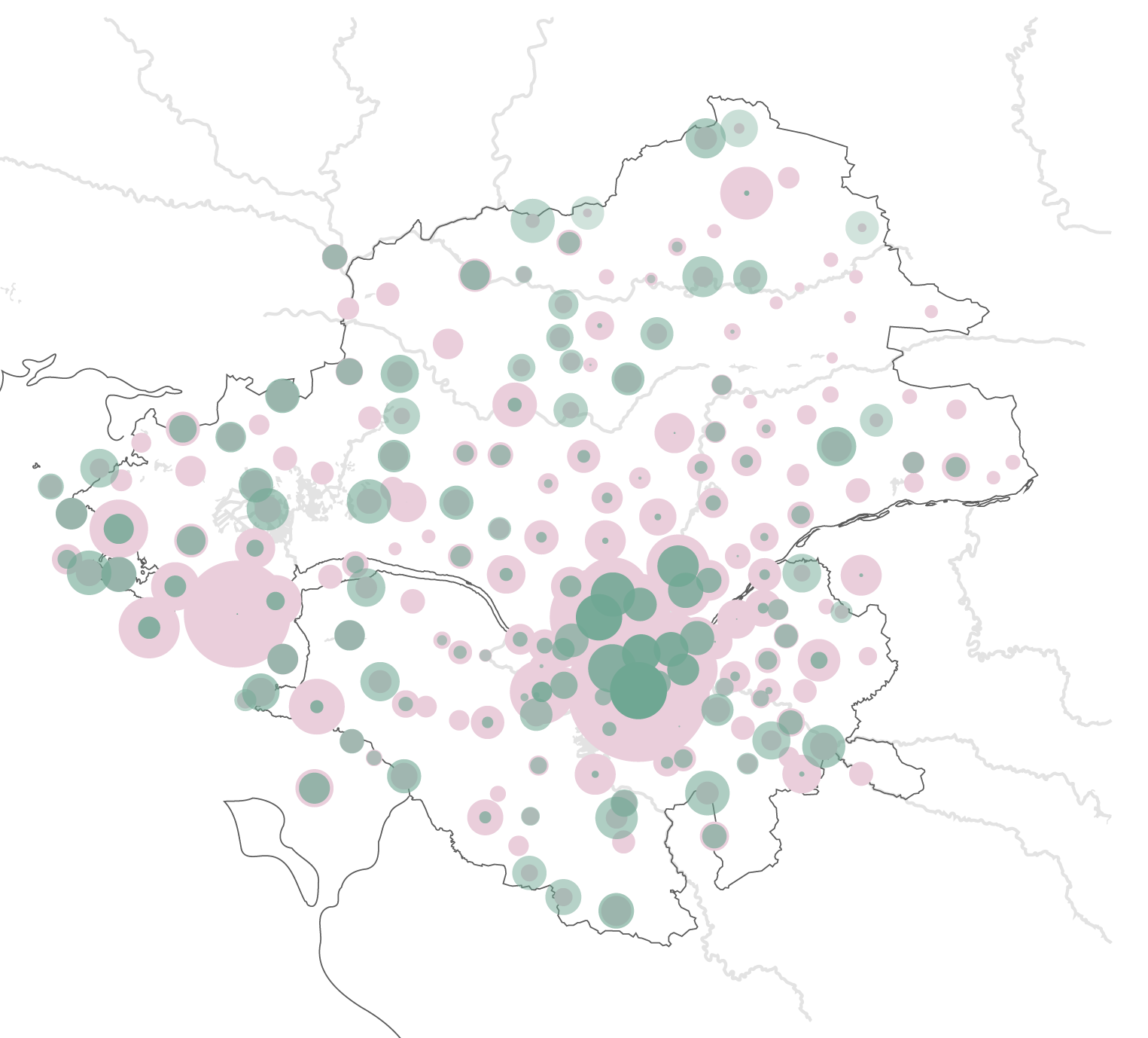 Population vs. Public Transportation Usage, 